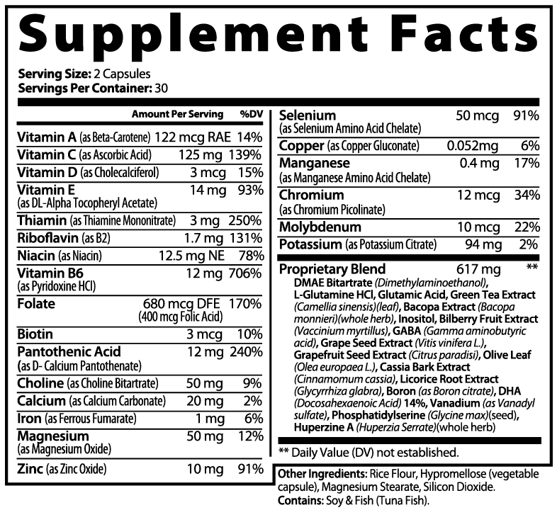 Energy + Focus Formula